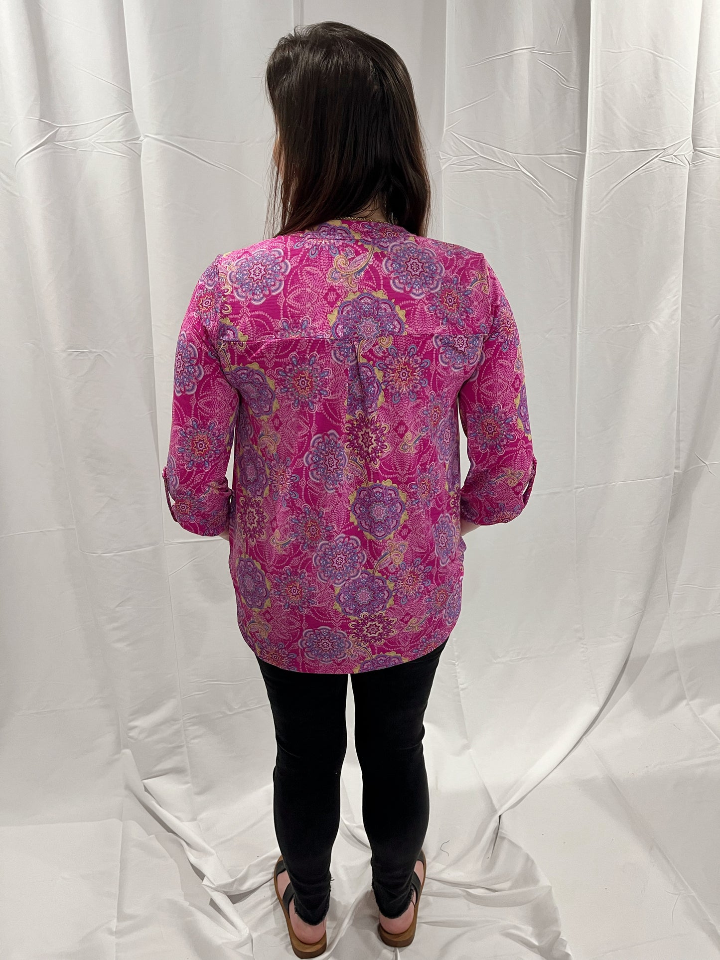 3/4 Sleeve LIZZY Wrinkle Free Top