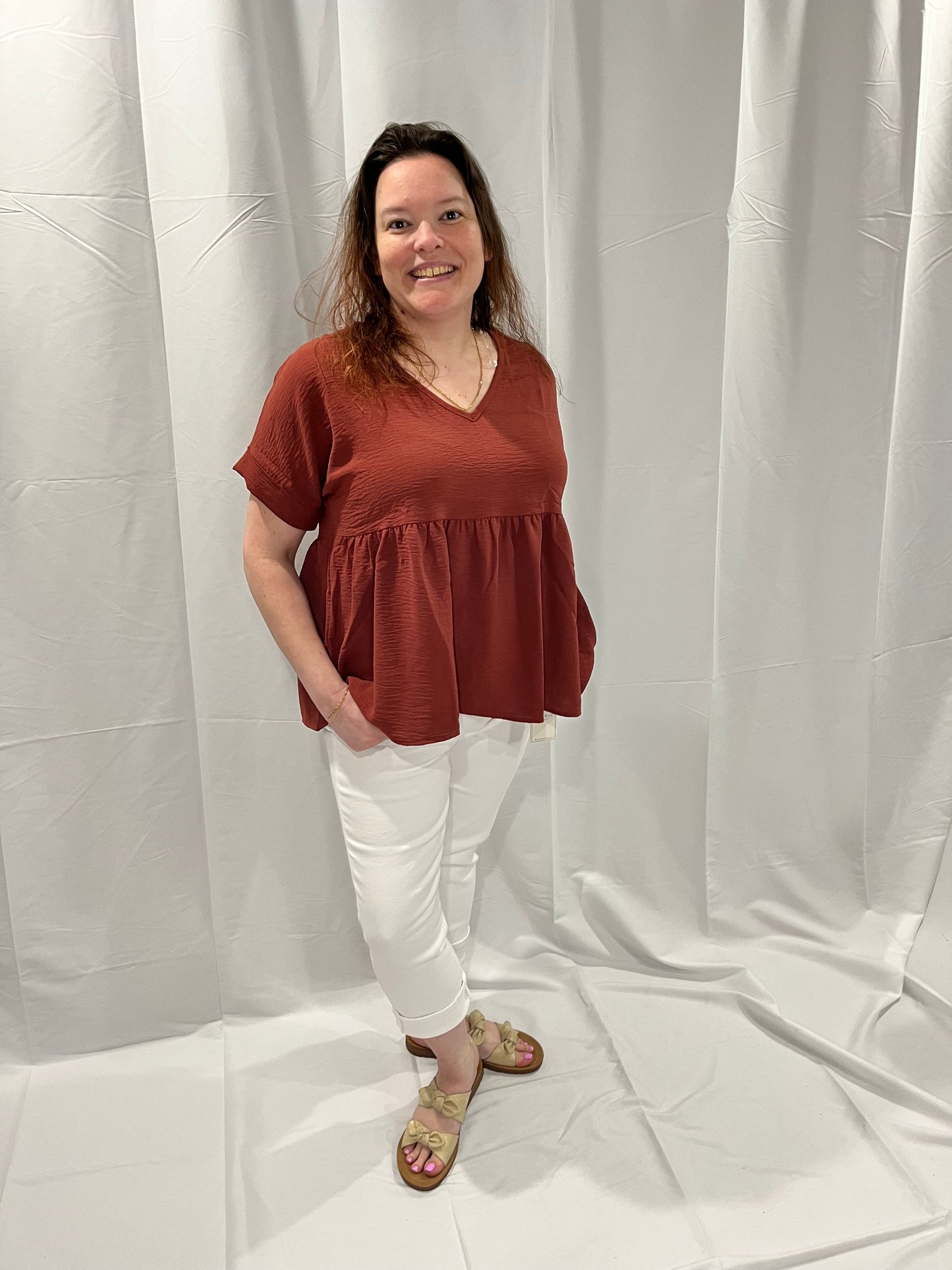 The Red Brown Top