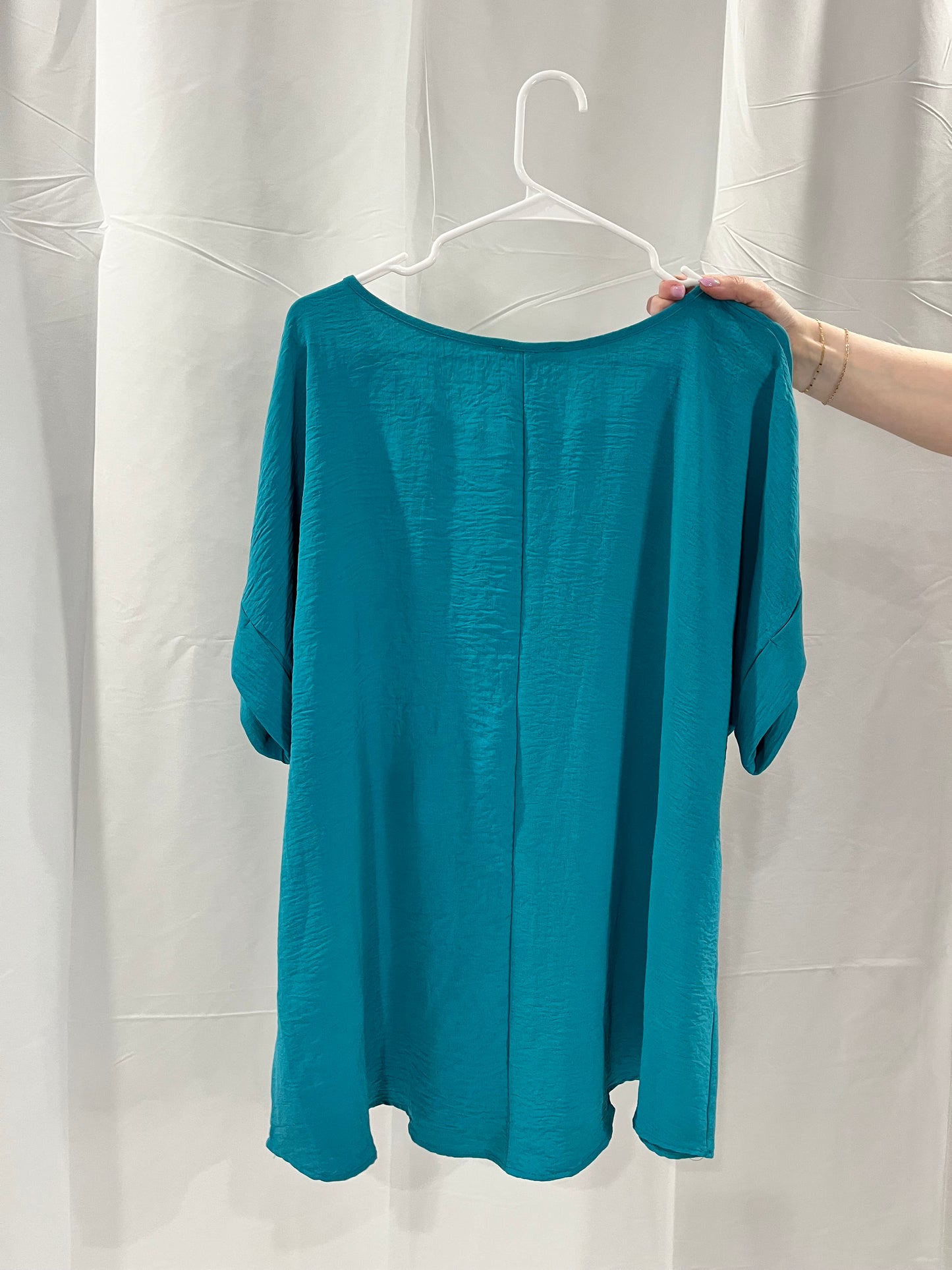 Molly Turquoise Blouse