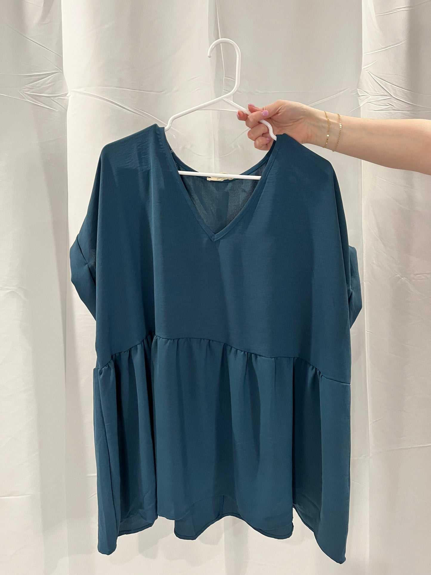 Patricia Teal Blouse