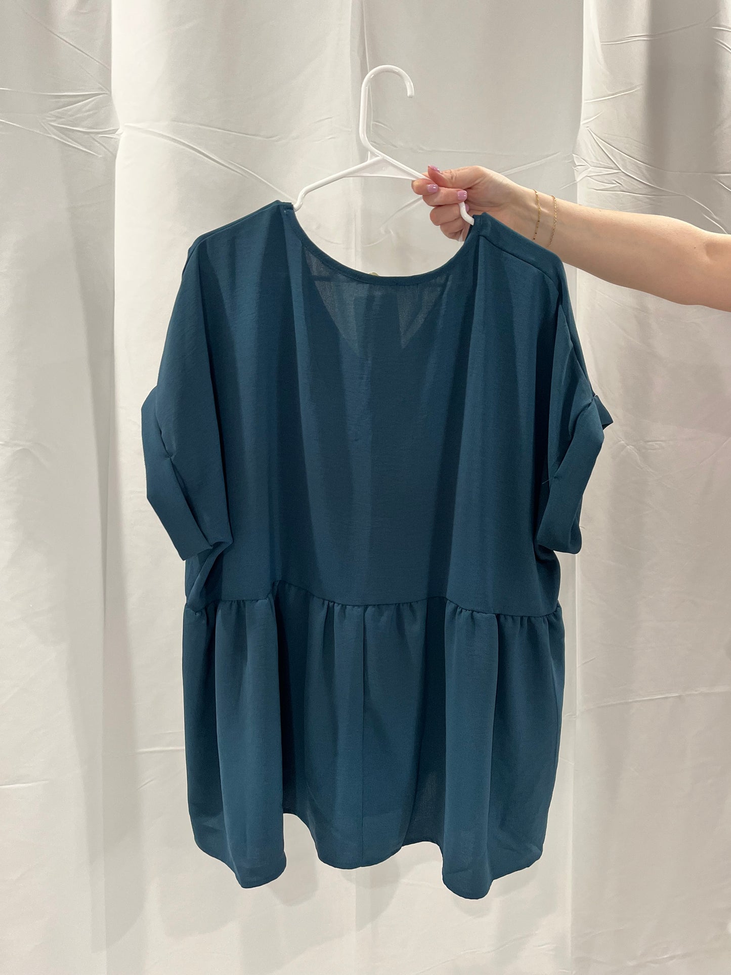 Patricia Teal Blouse