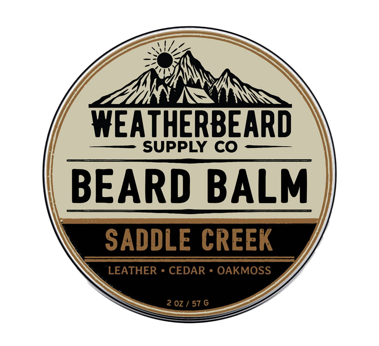 Saddle Creek Beard Balm - Leather, Cedar, Oakmoss