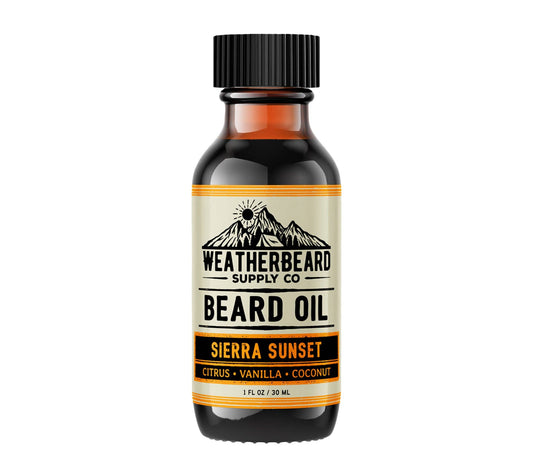 Sierra Sunset Beard Oil - Tropical Citrus, Vanilla & Coconut