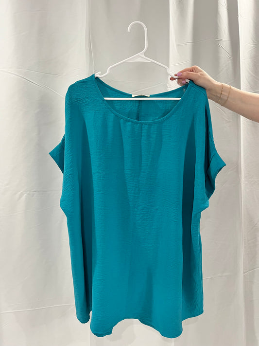 Molly Turquoise Blouse