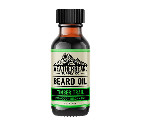 Timber Trail Beard Oil - Earthy Redwood, Birchwood, Soil