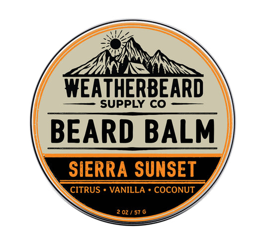 Sierra Sunset Beard Balm - Citrus, Vanilla, Coconut